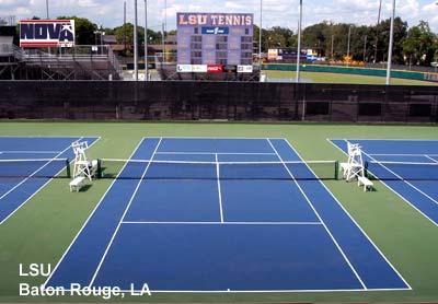 Tennis Court Surfaces in Louisiana Nova Sports U S A